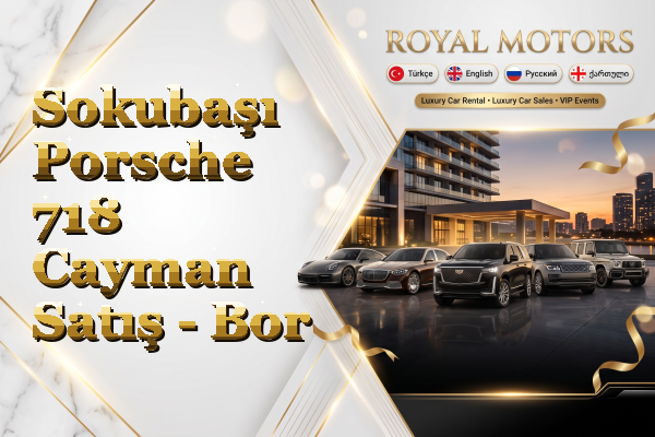 Sokubaşı Porsche 718 Cayman Satış - Bor