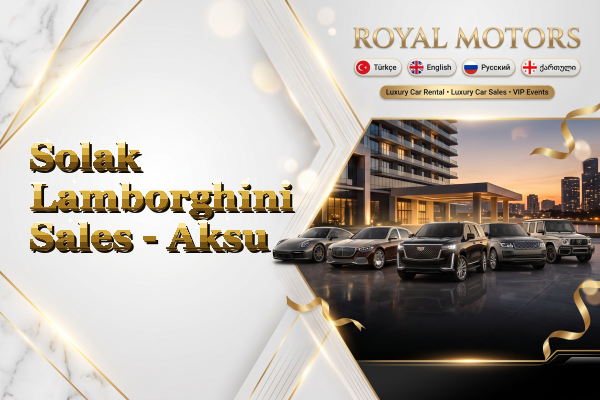 Solak Lamborghini Sales - Aksu