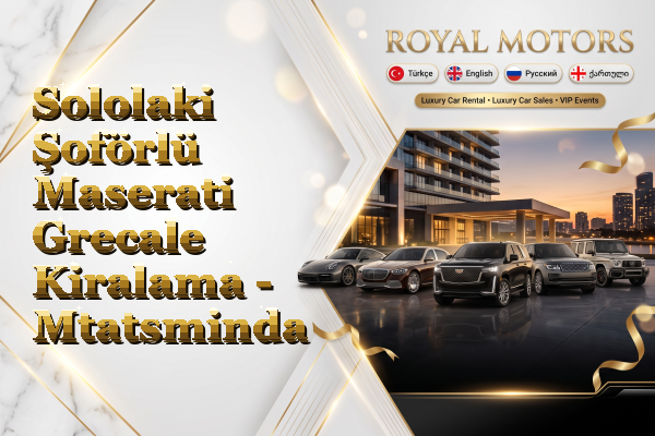 Sololaki Şoförlü Maserati Grecale Kiralama - Mtatsminda