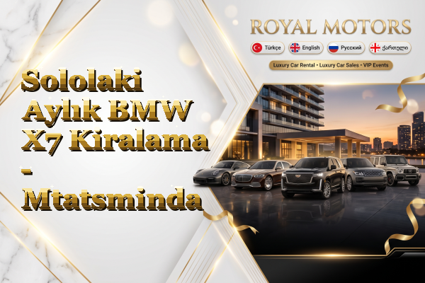 Sololaki Aylık BMW X7 Kiralama - Mtatsminda