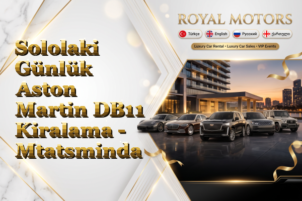 Sololaki Günlük Aston Martin DB11 Kiralama - Mtatsminda