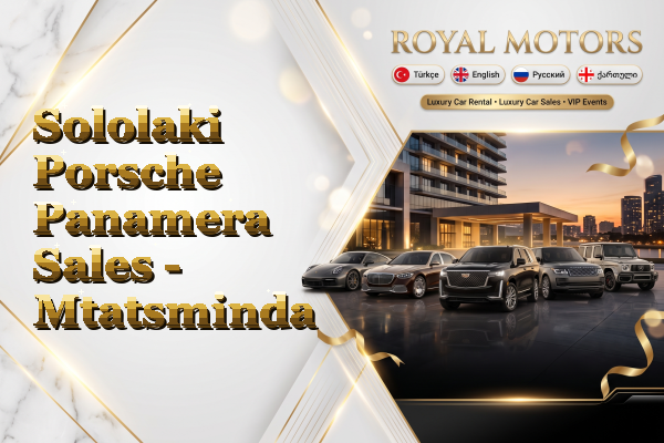 Sololaki Porsche Panamera Sales - Mtatsminda