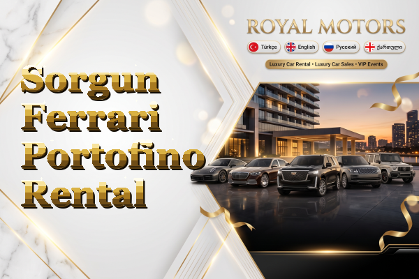 Sorgun Ferrari Portofino Rental