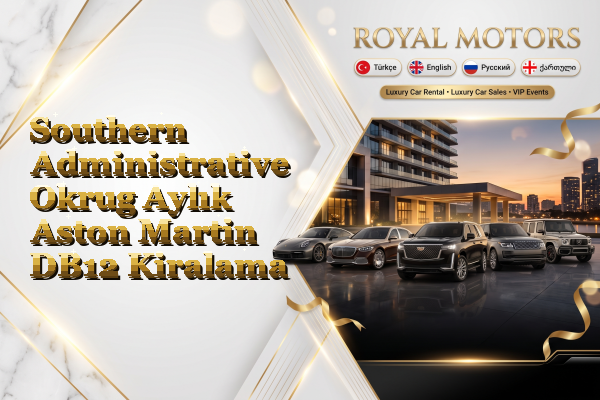 Southern Administrative Okrug Aylık Aston Martin DB12 Kiralama