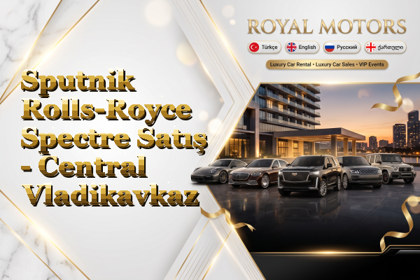 Sputnik Rolls-Royce Spectre Satış - Central Vladikavkaz