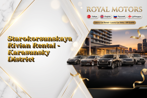 Starokorsunskaya Rivian Rental - Karasunsky District