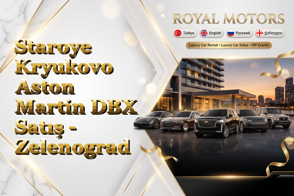 Staroye Kryukovo Aston Martin DBX Satış - Zelenograd