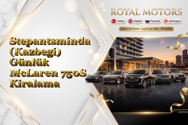 Stepantsminda (Kazbegi) Günlük McLaren 750S Kiralama