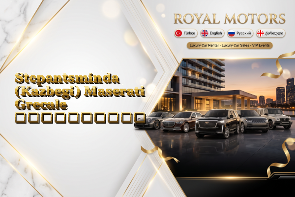 Stepantsminda (Kazbegi) Maserati Grecale გაქირავება