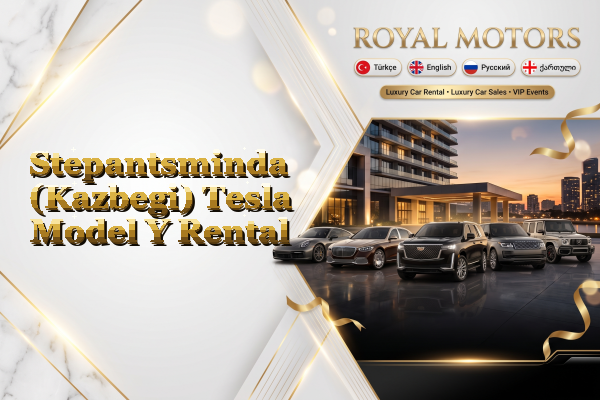 Stepantsminda (Kazbegi) Tesla Model Y Rental