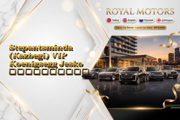 Stepantsminda (Kazbegi) VIP Koenigsegg Jesko გაქირავება