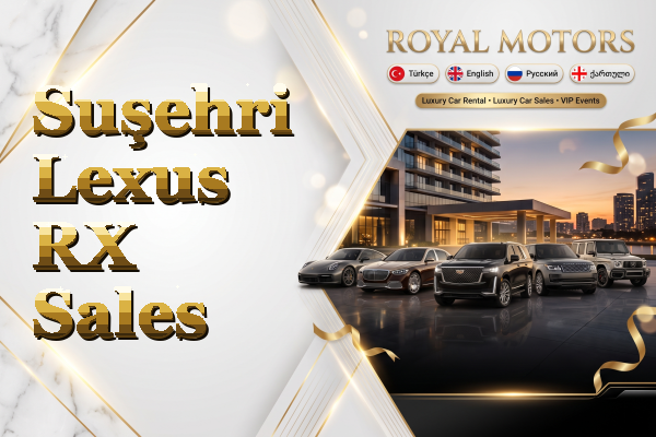 Suşehri Lexus RX Sales