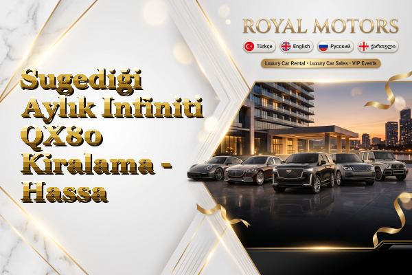 Sugediği Aylık Infiniti QX80 Kiralama - Hassa