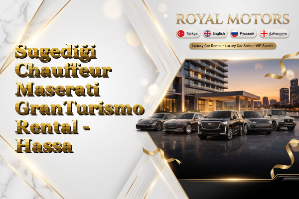 Sugediği Chauffeur Maserati GranTurismo Rental - Hassa