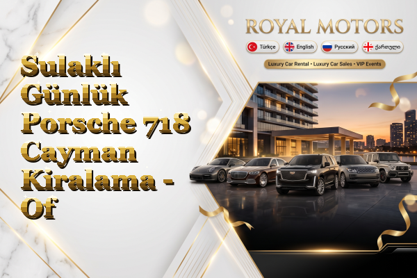 Sulaklı Günlük Porsche 718 Cayman Kiralama - Of