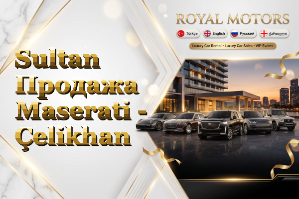 Sultan Продажа Maserati - Çelikhan