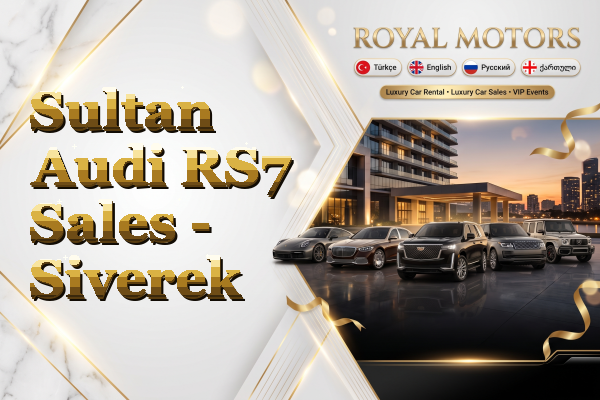 Sultan Audi RS7 Sales - Siverek