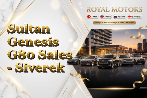 Sultan Genesis G80 Sales - Siverek