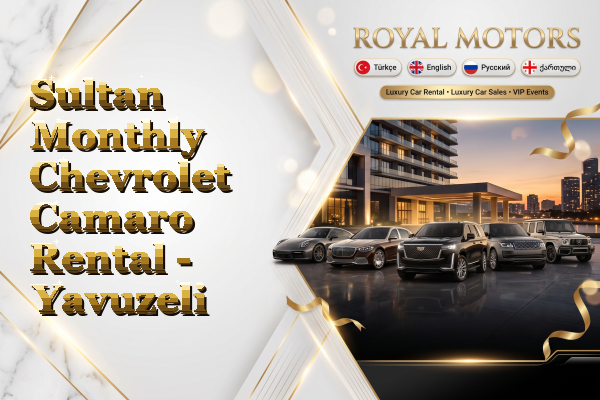 Sultan Monthly Chevrolet Camaro Rental - Yavuzeli