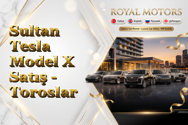 Sultan Tesla Model X Satış - Toroslar