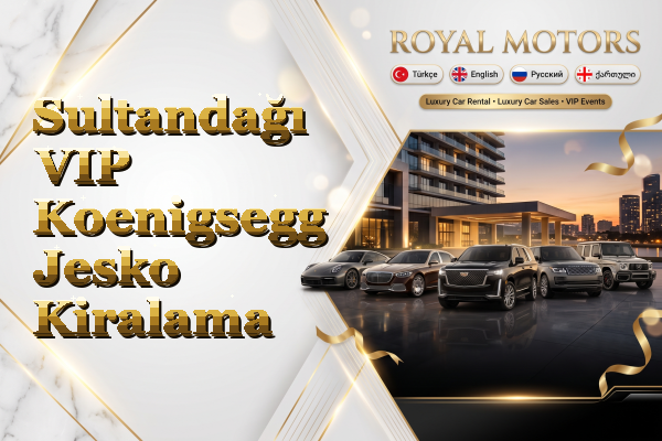 Sultandağı VIP Koenigsegg Jesko Kiralama