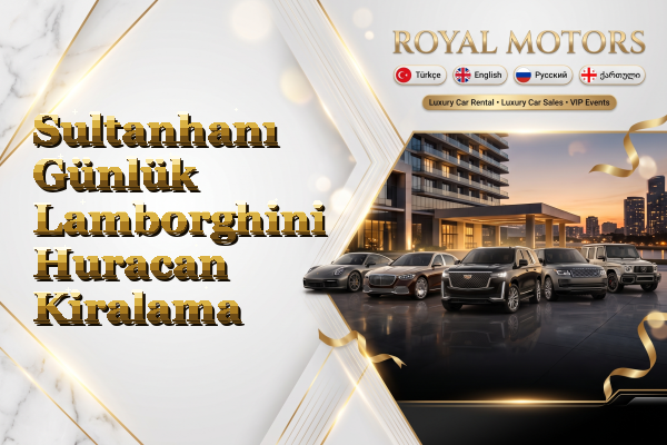 Sultanhanı Günlük Lamborghini Huracan Kiralama