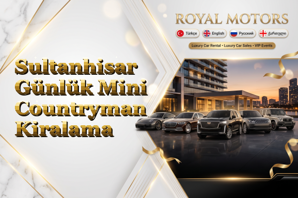 Sultanhisar Günlük Mini Countryman Kiralama