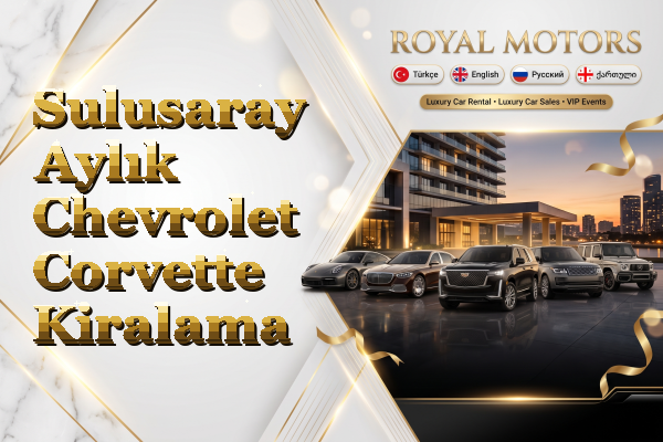 Sulusaray Aylık Chevrolet Corvette Kiralama