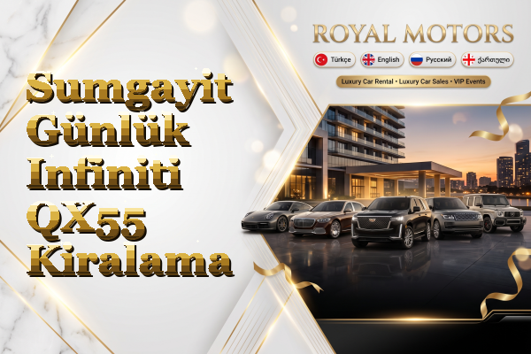 Sumgayit Günlük Infiniti QX55 Kiralama