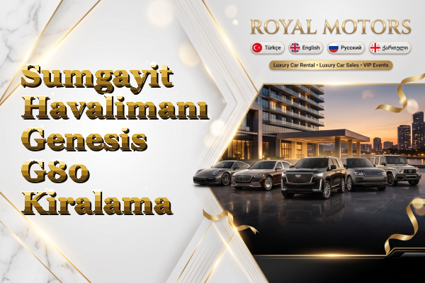Sumgayit Havalimanı Genesis G80 Kiralama