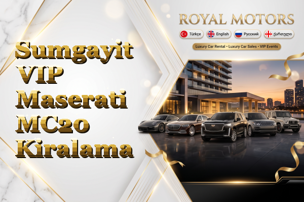 Sumgayit VIP Maserati MC20 Kiralama