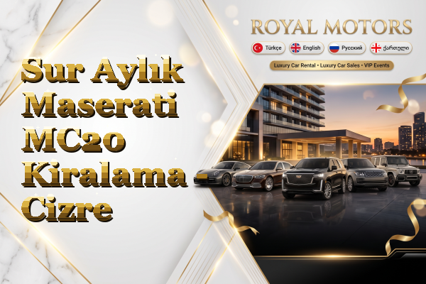 Sur Aylık Maserati MC20 Kiralama - Cizre