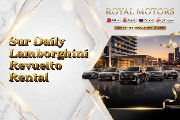 Sur Daily Lamborghini Revuelto Rental