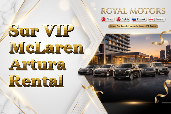 Sur VIP McLaren Artura Rental