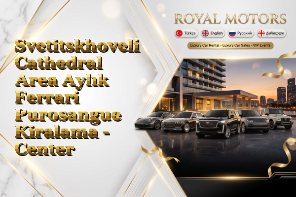 Svetitskhoveli Cathedral Area Aylık Ferrari Purosangue Kiralama - Center
