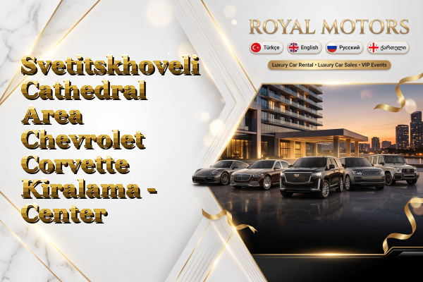 Svetitskhoveli Cathedral Area Chevrolet Corvette Kiralama - Center