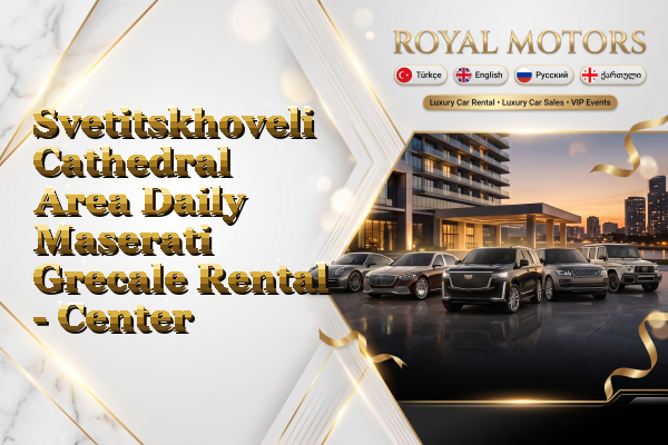 Svetitskhoveli Cathedral Area Daily Maserati Grecale Rental - Center