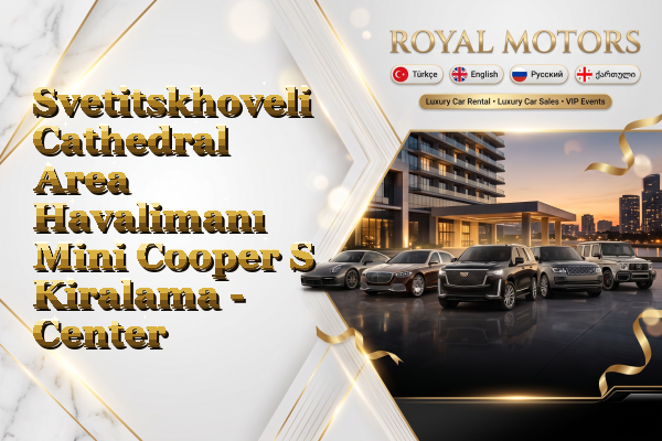 Svetitskhoveli Cathedral Area Havalimanı Mini Cooper S Kiralama - Center