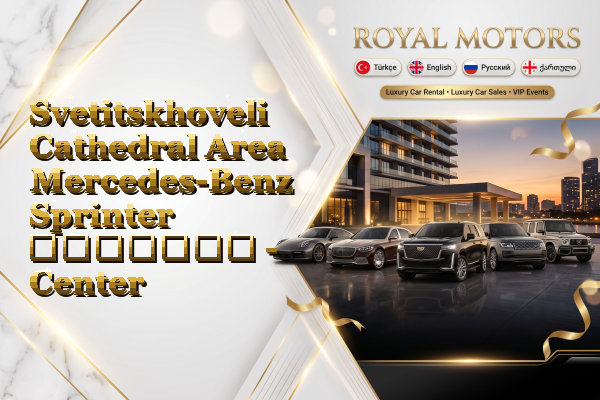 Svetitskhoveli Cathedral Area Mercedes-Benz Sprinter გაყიდვა - Center