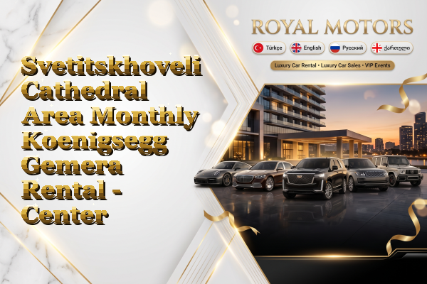 Svetitskhoveli Cathedral Area Monthly Koenigsegg Gemera Rental - Center