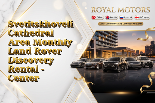 Svetitskhoveli Cathedral Area Monthly Land Rover Discovery Rental - Center