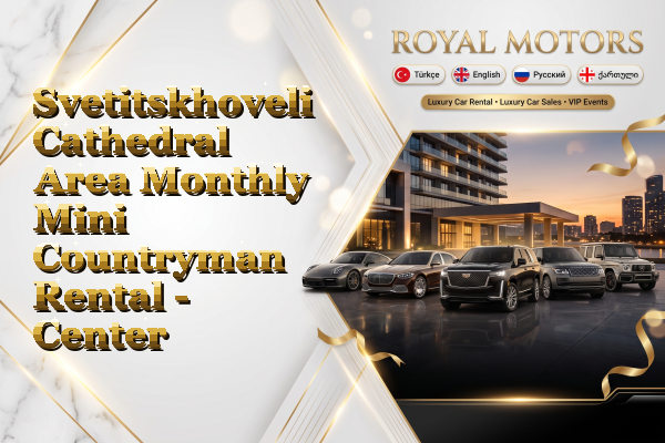 Svetitskhoveli Cathedral Area Monthly Mini Countryman Rental - Center