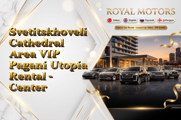 Svetitskhoveli Cathedral Area VIP Pagani Utopia Rental - Center