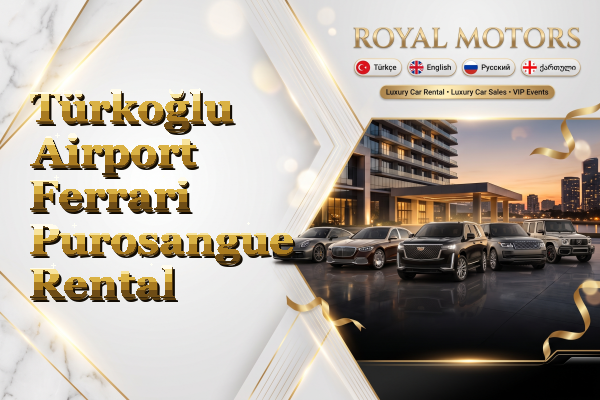 Türkoğlu Airport Ferrari Purosangue Rental