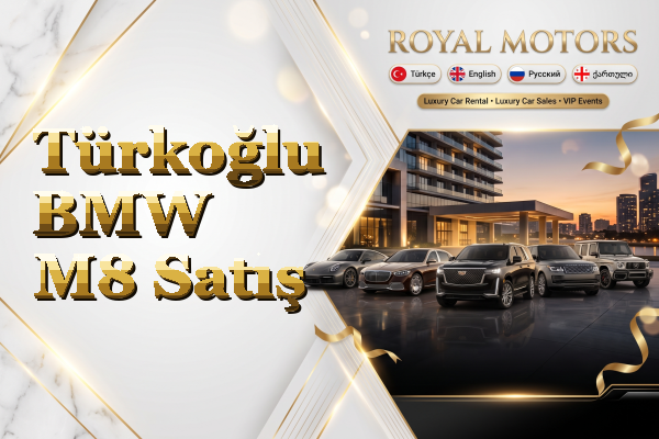 Türkoğlu BMW M8 Satış