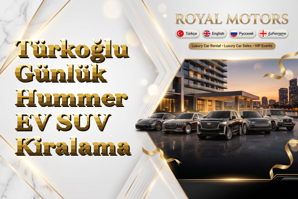 Türkoğlu Günlük Hummer EV SUV Kiralama