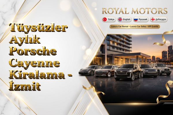 Tüysüzler Aylık Porsche Cayenne Kiralama - İzmit