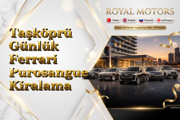 Taşköprü Günlük Ferrari Purosangue Kiralama