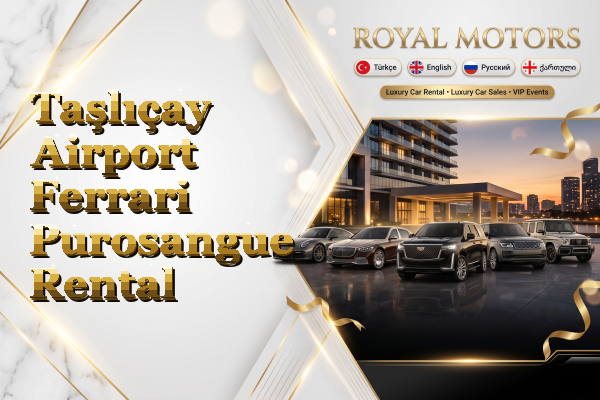 Taşlıçay Airport Ferrari Purosangue Rental