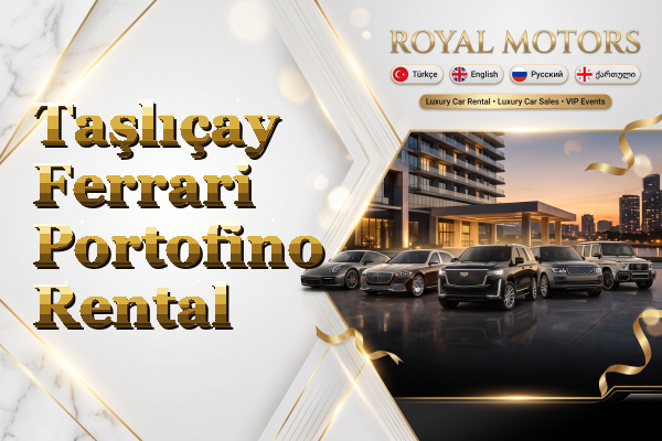 Taşlıçay Ferrari Portofino Rental